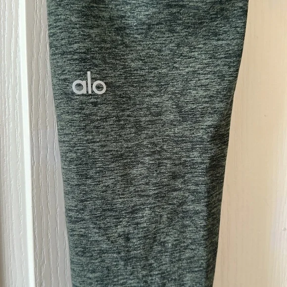 NWT ALO Yoga Alosoft High Waist Flow Leggings M Hunter Heather - Picture 10 of 11